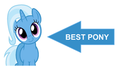 Size: 1042x604 | Tagged: safe, derpibooru import, trixie, pony, best pony, opinion, solo, trixie is best pony