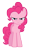 Size: 2549x4445 | Tagged: safe, artist:kired25, pinkie pie, earth pony, pony, angry, glare, simple background, solo, transparent background, vector