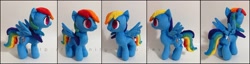 Size: 1945x501 | Tagged: safe, artist:serenity-sama, rainbow dash, pegasus, pony, female, irl, mare, photo, plushie, solo