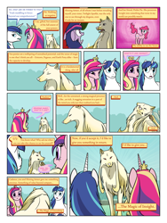 Size: 900x1200 | Tagged: safe, artist:arofatamahn, pinkie pie, princess cadance, shining armor, twilight sparkle, oc, oc:nahmat, alicorn, earth pony, pony, unicorn, comic:the night the magic died, comic