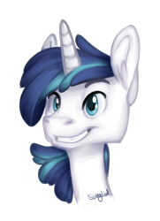 Size: 993x1368 | Tagged: safe, artist:swagliad, shining armor, pony, unicorn, bust, portrait, simple background, solo, transparent background