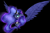 Size: 1065x705 | Tagged: safe, artist:nightstar985, princess luna, alicorn, pony, floppy ears, nightmare luna, nightmare night, simple background, solo, spread wings