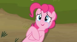 Size: 850x464 | Tagged: safe, screencap, pinkie pie, earth pony, pony, too many pinkie pies, crying, female, mare, pink coat, pink mane