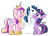 Size: 1080x780 | Tagged: safe, artist:dm29, princess cadance, shining armor, twilight sparkle, twilight sparkle (alicorn), alicorn, pony, unicorn, age regression, bipedal, carrying, colt, cute, holding a pony, julian yeo is trying to murder us, shining adorable, simple background, transparent background, trio, unamused, younger