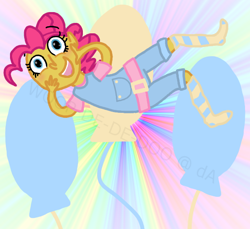 Size: 600x550 | Tagged: safe, artist:woop-de-de-doo, pinkie pie, human, clothes, female, humanized, pink hair