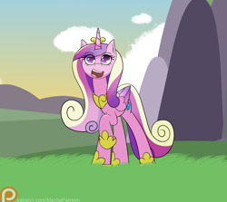 Size: 1400x1250 | Tagged: safe, artist:mechanized515, princess cadance, alicorn, pony, patreon, solo