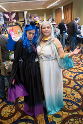 Size: 4327x6483 | Tagged: safe, princess celestia, princess luna, human, absurd resolution, babscon, cosplay, irl, irl human, photo