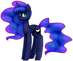 Size: 1885x1579 | Tagged: safe, artist:darkpinkmonster, princess luna, alicorn, pony, simple background, solo, transparent background