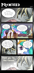 Size: 1000x2100 | Tagged: safe, artist:vavacung, princess celestia, oc, oc:liberty wing, alicorn, pony, comic:to love god - to love mortal, canon x oc, comic, crying, death