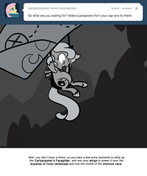 Size: 666x800 | Tagged: safe, artist:egophiliac, princess luna, alicorn, pony, cartographer's paraglider, filly, grayscale, monochrome, moonstuck, solo, woona, younger