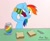 Size: 982x813 | Tagged: safe, artist:sketchinetch, rainbow dash, pegasus, pony, jar, peanut butter, zap apple jam