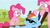 Size: 1920x1080 | Tagged: safe, screencap, pinkie pie, rainbow dash, earth pony, pegasus, pony, too many pinkie pies, beach chair, clone, faic, grin, happy, pinkie clone, smiling, sunglasses, youtube caption, youtube link