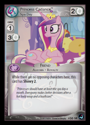 Size: 358x500 | Tagged: safe, princess cadance, alicorn, pony, ccg, enterplay, high magic, solo