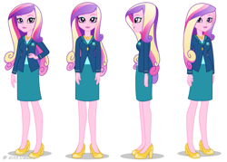 Size: 817x584 | Tagged: safe, dean cadance, princess cadance, equestria girls, friendship games, official, smiling, solo