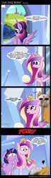 Size: 1430x5000 | Tagged: safe, artist:zsparkonequus, princess cadance, twilight sparkle, twilight sparkle (alicorn), alicorn, pony, baseball bat, comic, crossover, female, friday the 13th, jason voorhees, lake, mare