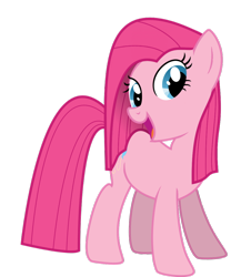 Size: 900x995 | Tagged: safe, artist:eagle1division, pinkie pie, earth pony, pony, cute, cuteamena, pinkamena diane pie, simple background, straight hair, transparent background, vector