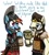 Size: 500x554 | Tagged: safe, artist:silentbutbeardly, ace, rainbow dash, pegasus, pony, crossover, imperial legion, jarl, skyrim, the elder scrolls, tumblr