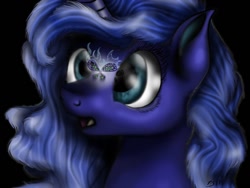 Size: 1024x768 | Tagged: safe, artist:neonspirit17, princess luna, alicorn, firefly (insect), pony, s1 luna, solo