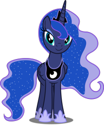 Size: 4173x5000 | Tagged: safe, artist:dashiesparkle, princess luna, alicorn, pony, twilight's kingdom, .svg available, absurd resolution, c:, looking at you, simple background, smiling, solo, transparent background, vector