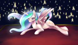 Size: 1950x1126 | Tagged: artist needed, safe, princess celestia, alicorn, pony, solo