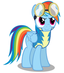 Size: 1280x1467 | Tagged: safe, artist:mrlolcats17, rainbow dash, pegasus, pony, simple background, transparent background, vector, wonderbolt trainee uniform