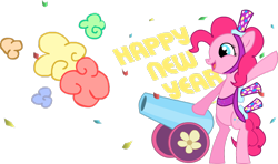 Size: 1280x760 | Tagged: safe, artist:twitchy-tremor, pinkie pie, earth pony, pony, solo