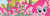 Size: 1024x320 | Tagged: safe, artist:nsaiuvqart, pinkie pie, earth pony, pony, female, mare, pink coat, pink mane, solo