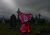 Size: 800x557 | Tagged: safe, pinkie pie, earth pony, pony, female, graveyard, mare, pink coat, pink mane, thriller, wallpaper