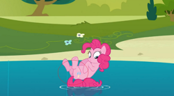 Size: 800x441 | Tagged: safe, screencap, pinkie pie, earth pony, pony, solo