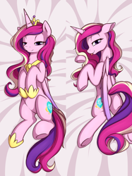 Size: 800x1067 | Tagged: safe, artist:theparagon, princess cadance, alicorn, pony, :p, adorasexy, bedroom eyes, body pillow, body pillow design, cute, cutedance, female, looking at you, lovebutt, plot, sexy, solo, tongue out, underhoof