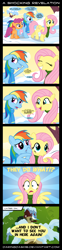 Size: 2000x8085 | Tagged: safe, artist:daringdashie, fluttershy, rainbow dash, scootaloo, pegasus, pony, clothes, comic, scarf, snow