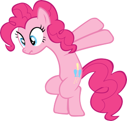 Size: 6936x6572 | Tagged: safe, artist:freak0uo, pinkie pie, earth pony, pony, absurd resolution, female, mare, pink coat, pink mane, solo