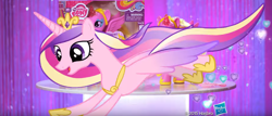 Size: 1792x769 | Tagged: safe, princess cadance, alicorn, pony, caddy, commercial, screenshots, vector