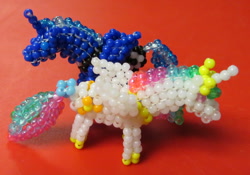 Size: 800x560 | Tagged: safe, artist:anabiyeni, princess celestia, princess luna, beads, irl, photo, sculpture