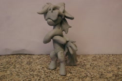 Size: 1504x1000 | Tagged: safe, rainbow dash, pegasus, pony, blu-tack, female, figure, mare, model