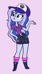 Size: 857x1500 | Tagged: safe, artist:khuzang, princess luna, vice principal luna, equestria girls, legend of everfree, solo