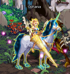 Size: 714x754 | Tagged: safe, screencap, shining armor, pony, unicorn, barely pony related, dungeon fighter online, elven fighter, fantasy class, humans riding horses, humans riding ponies, knight, lance, riding, screenshots, warrior, weapon