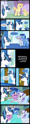 Size: 1172x4827 | Tagged: safe, artist:veggie55, night light, noi, shining armor, twilight sparkle, twilight velvet, oc, pony, unicorn, absurd resolution, baby, baby pony, babylight sparkle, bed, comic, female, filly, implied pregnancy