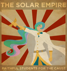 Size: 4400x4687 | Tagged: safe, artist:tao-mell, princess celestia, human, absurd resolution, humanized, solar empire, solo