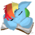 Size: 900x896 | Tagged: safe, artist:vanenph, rainbow dash, pegasus, pony, blue coat, book, female, mare, multicolored mane, sleeping, solo