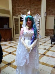 Size: 956x1280 | Tagged: safe, artist:tezziecosplay, princess celestia, human, cosplay, irl, irl human, photo, solo