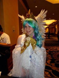 Size: 720x960 | Tagged: safe, artist:tezziecosplay, princess celestia, human, cosplay, irl, irl human, photo, solo