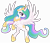 Size: 5282x4500 | Tagged: safe, artist:kp-shadowsquirrel, artist:spier17, princess celestia, alicorn, pony, absurd resolution, female, mare, simple background, solo, transparent background, vector