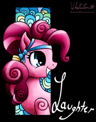 Size: 943x1200 | Tagged: safe, artist:whitestar1802, pinkie pie, earth pony, pony, crystallized, female, mare, pink coat, pink mane, solo