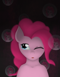 Size: 1100x1400 | Tagged: safe, artist:glittersonyourface, pinkie pie, earth pony, pony, solo