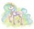 Size: 950x800 | Tagged: safe, artist:moenkin, princess celestia, alicorn, pony, female, horseshoes, mare, simple background, solo, transparent background