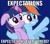 Size: 500x444 | Tagged: safe, rainbow dash, twilight sparkle, pegasus, pony, unicorn, female, horn, image macro, mare, x x everywhere