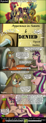 Size: 800x2117 | Tagged: safe, artist:bonaxor, applejack, fluttershy, pinkie pie, princess cadance, rainbow dash, rarity, starlight glimmer, twilight sparkle, twilight sparkle (alicorn), alicorn, earth pony, pegasus, pony, unicorn, season 6, comic, female, hasbro, implied princess flurry heart, mane six opening poses, mare, money, no-showlight glimmer, pregnant, rejection