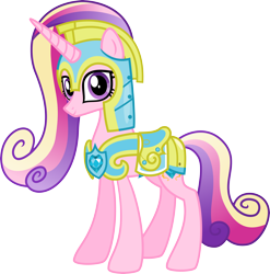 Size: 5578x5636 | Tagged: safe, artist:osipush, princess cadance, pony, unicorn, absurd resolution, alternate gender counterpart, armor, race swap, royal guard, simple background, solo, transparent background, vector