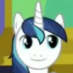 Size: 512x512 | Tagged: safe, screencap, shining armor, pony, unicorn, celestial advice, c:, cropped, looking at you, needs more jpeg, smiling, twily face